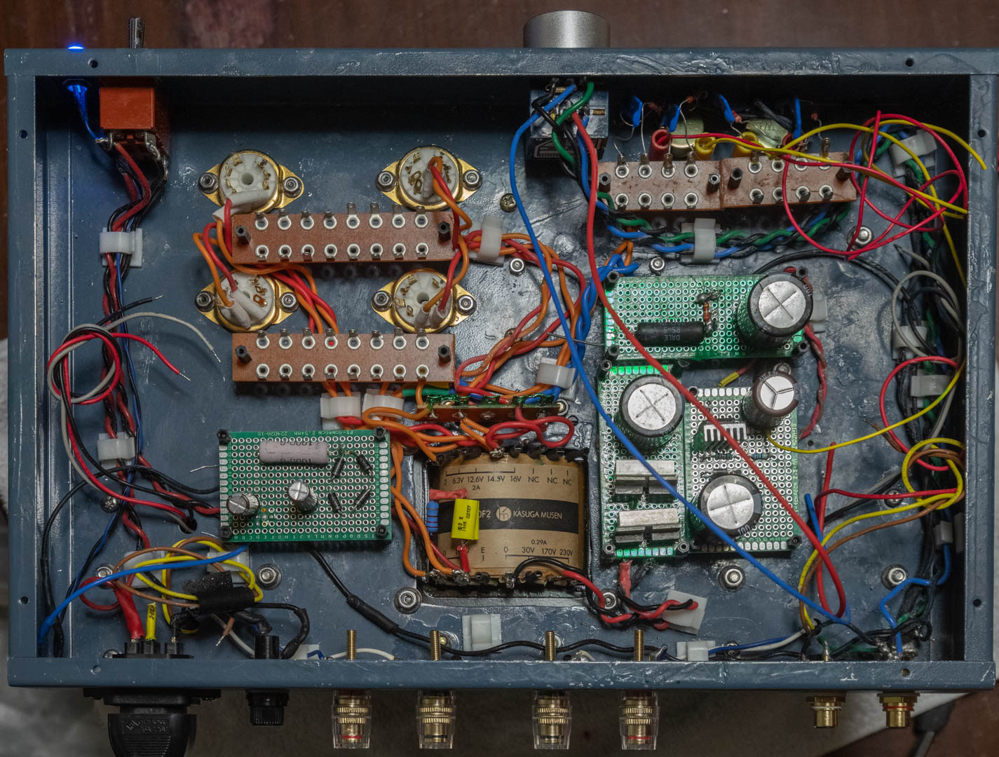 真空管アンプ－電源トランス交換、B電源一部作り直し – 知鳥楽/ Chichoraku