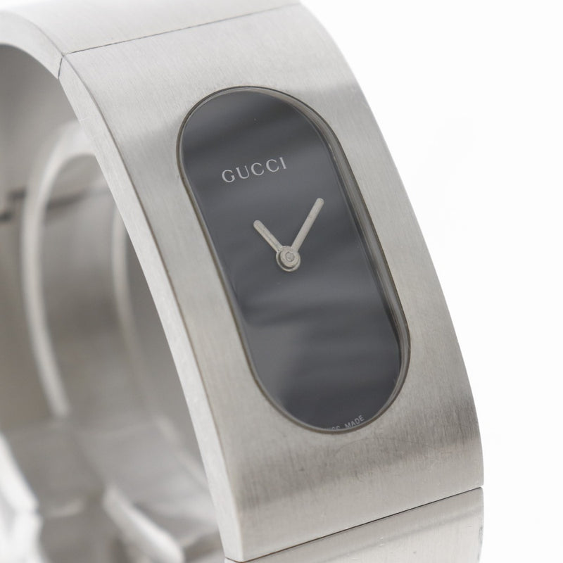 GUCCI] Gucci 2400L Stainless Steel Quartz Analog Ladies Black Dial