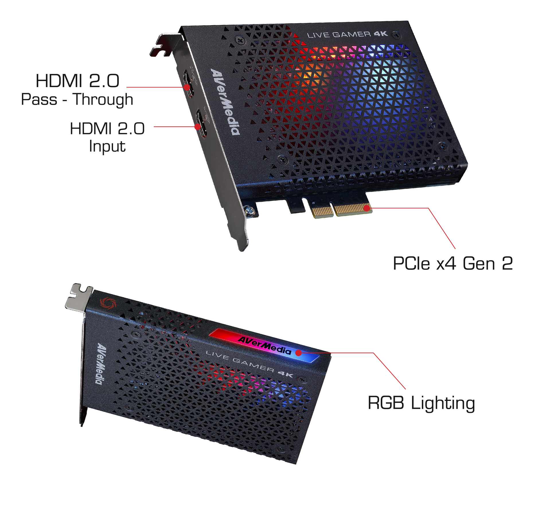 GC573 4K60 HDR10 Internal Capture Card for Streaming | AVerMedia