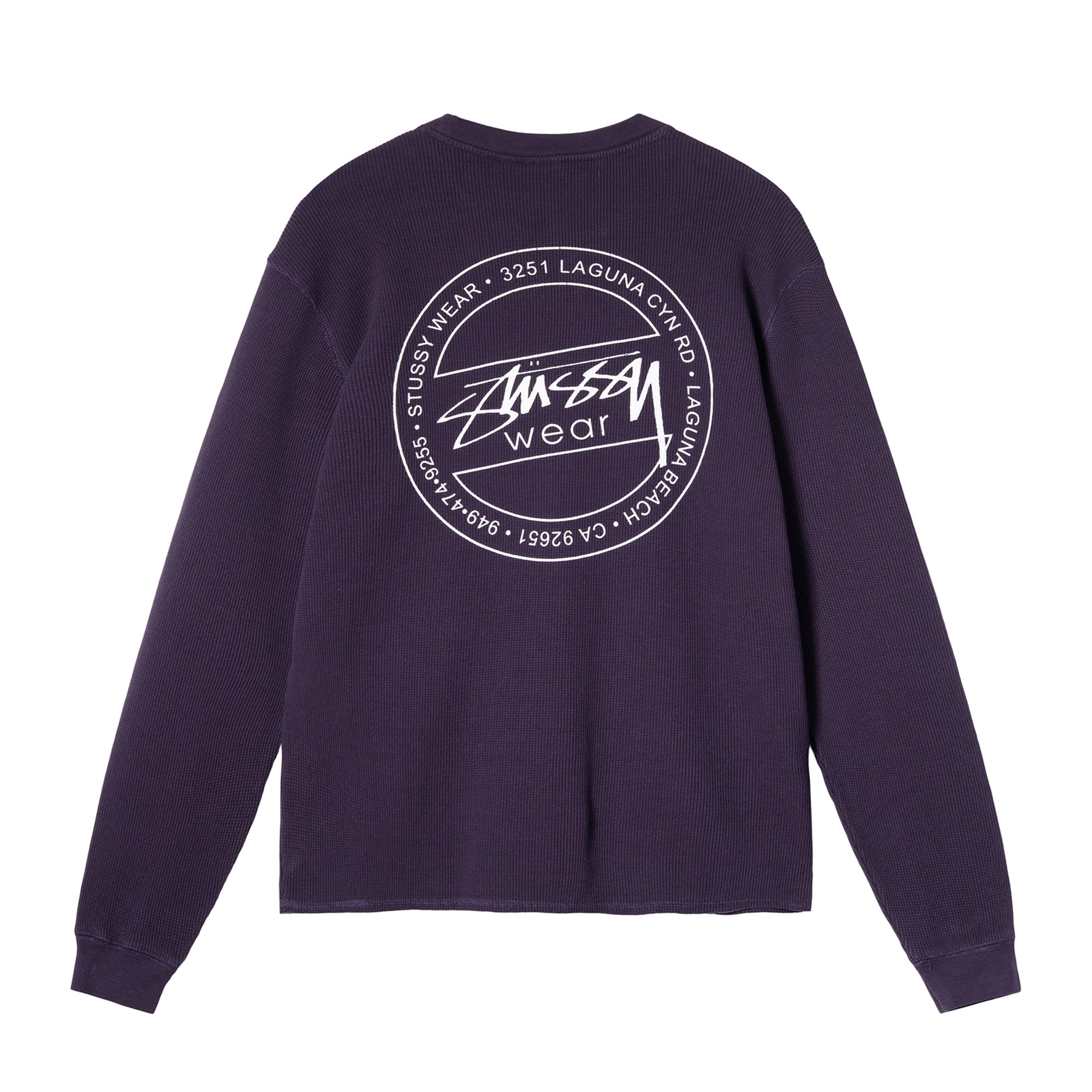 Stüssy: L/S Thermal (Purple) | DSMNY E-SHOP