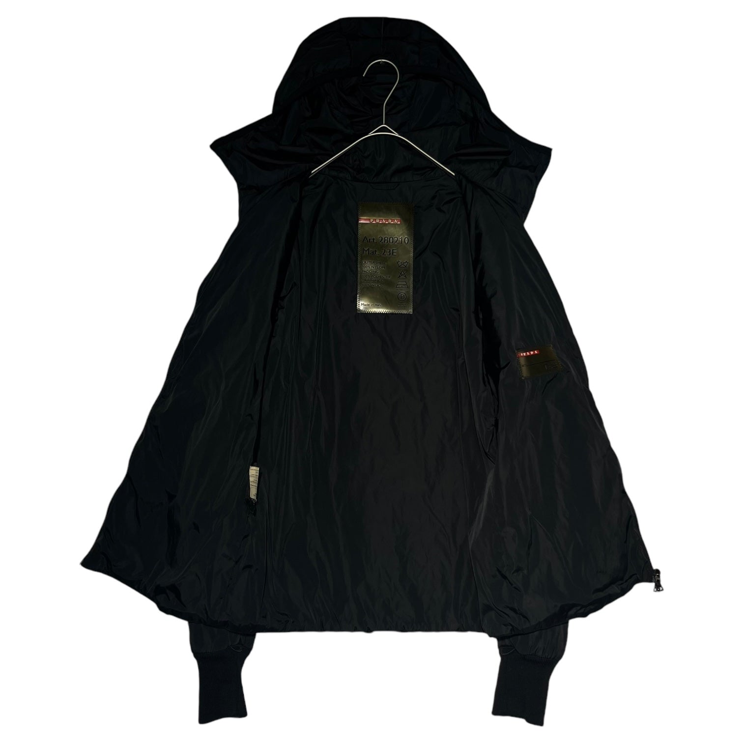 PRADA SPORT(プラダスポーツ) 00's Padded hooded nylon jacket 中綿