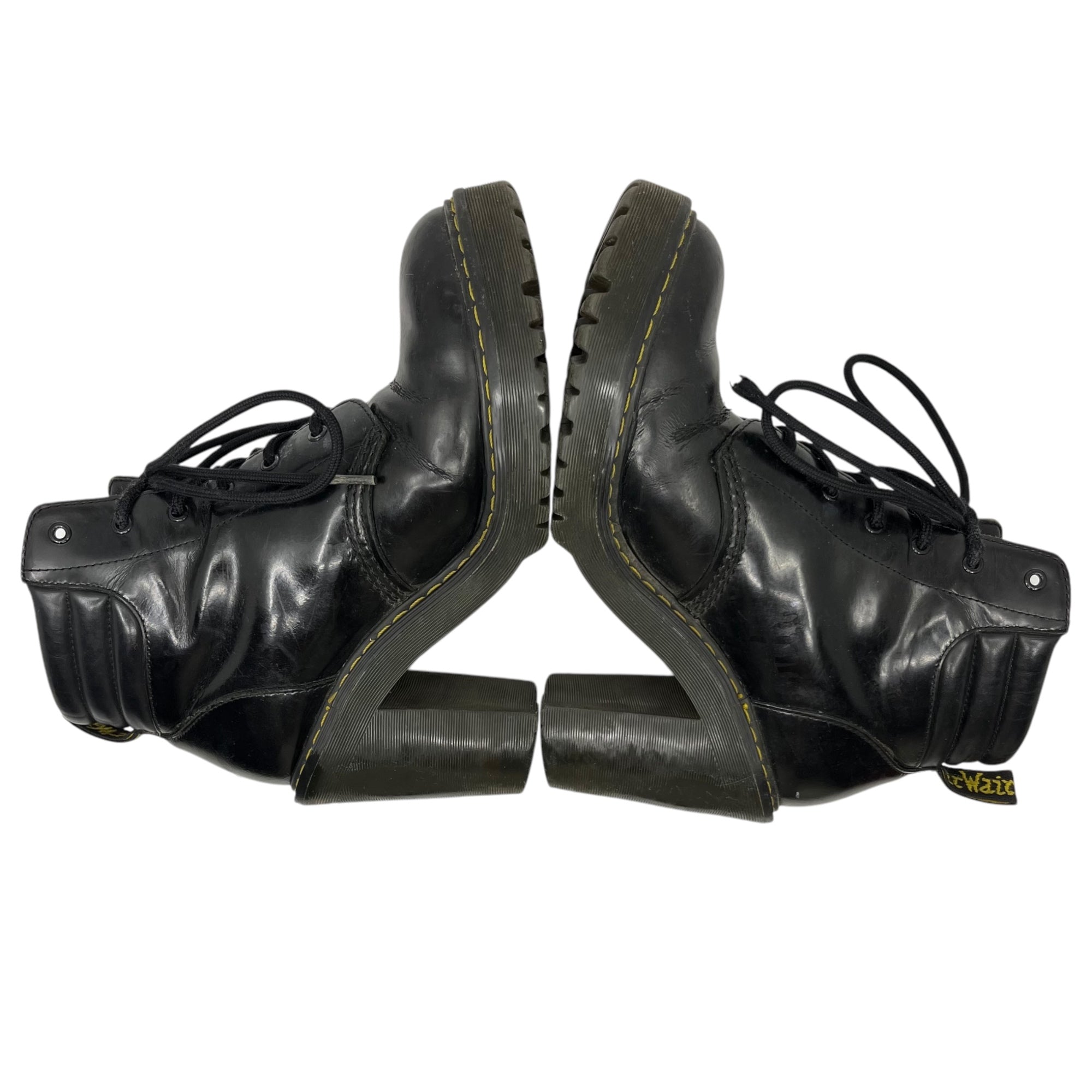 DR.MARTENS(ドクターマーチン) Patent leather 6 hole wide heel boots