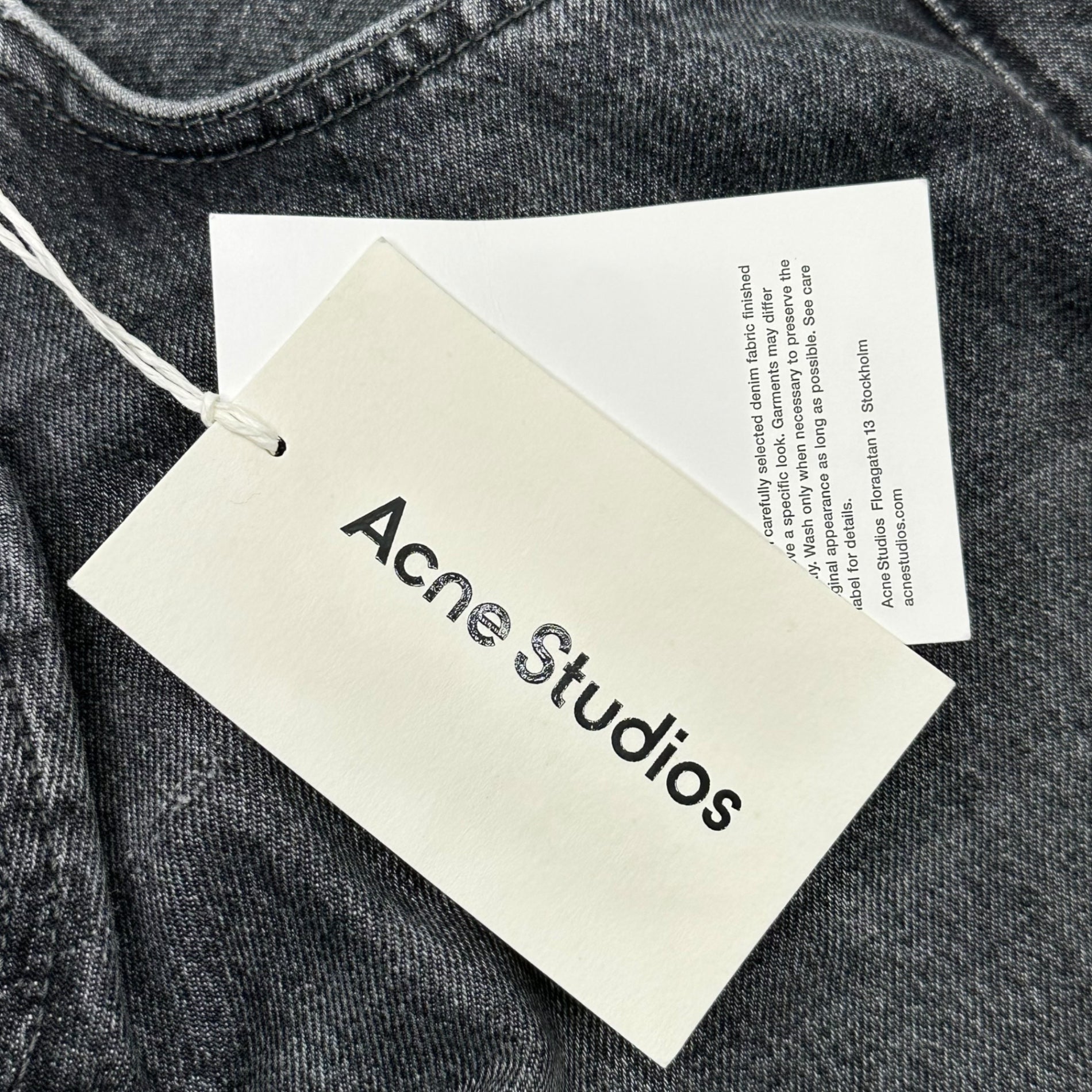 Acne Studios(アクネストゥディオズ) 1989 Ash Black バギー