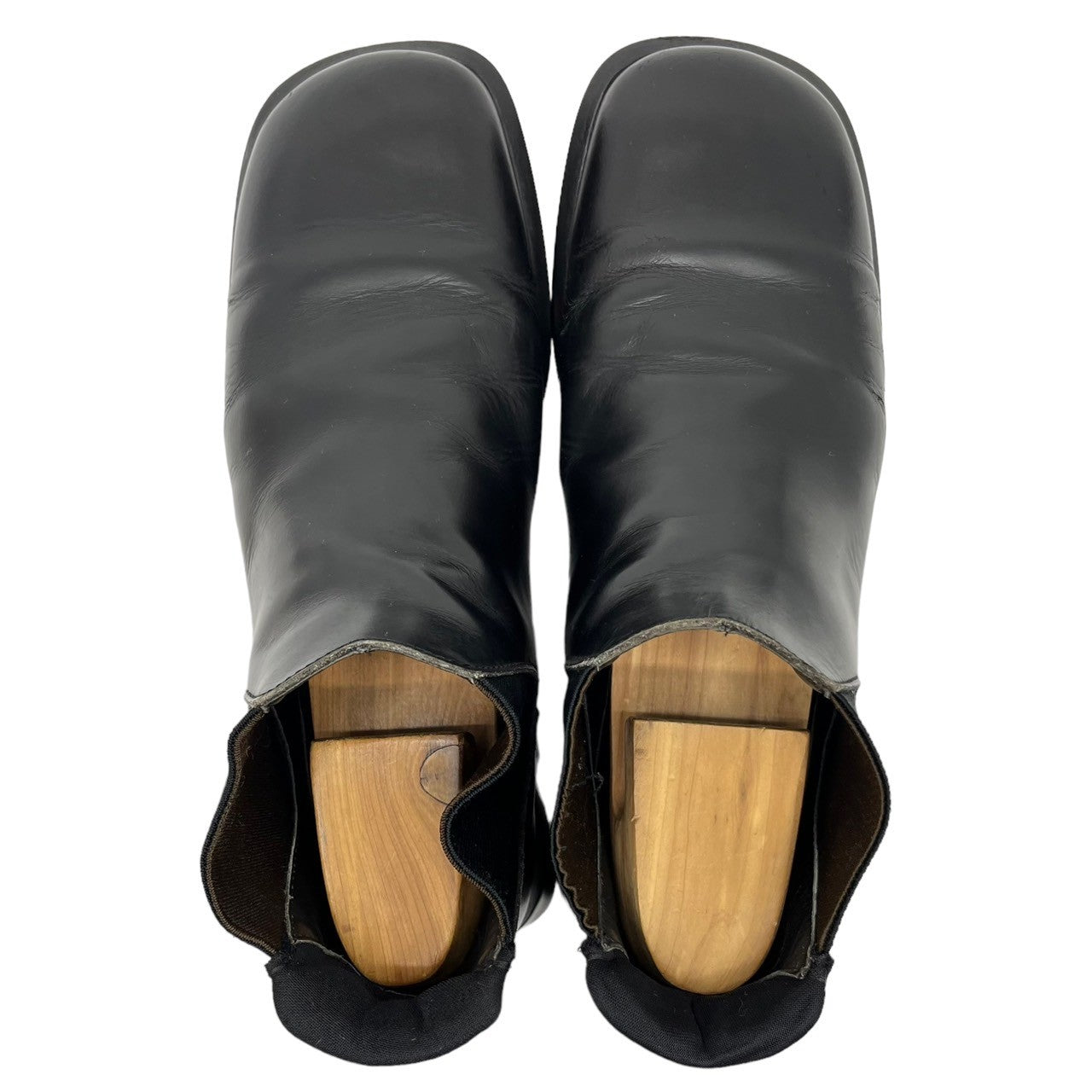 PRADA(プラダ) 00's Archive square toe side gore boots アーカイブ