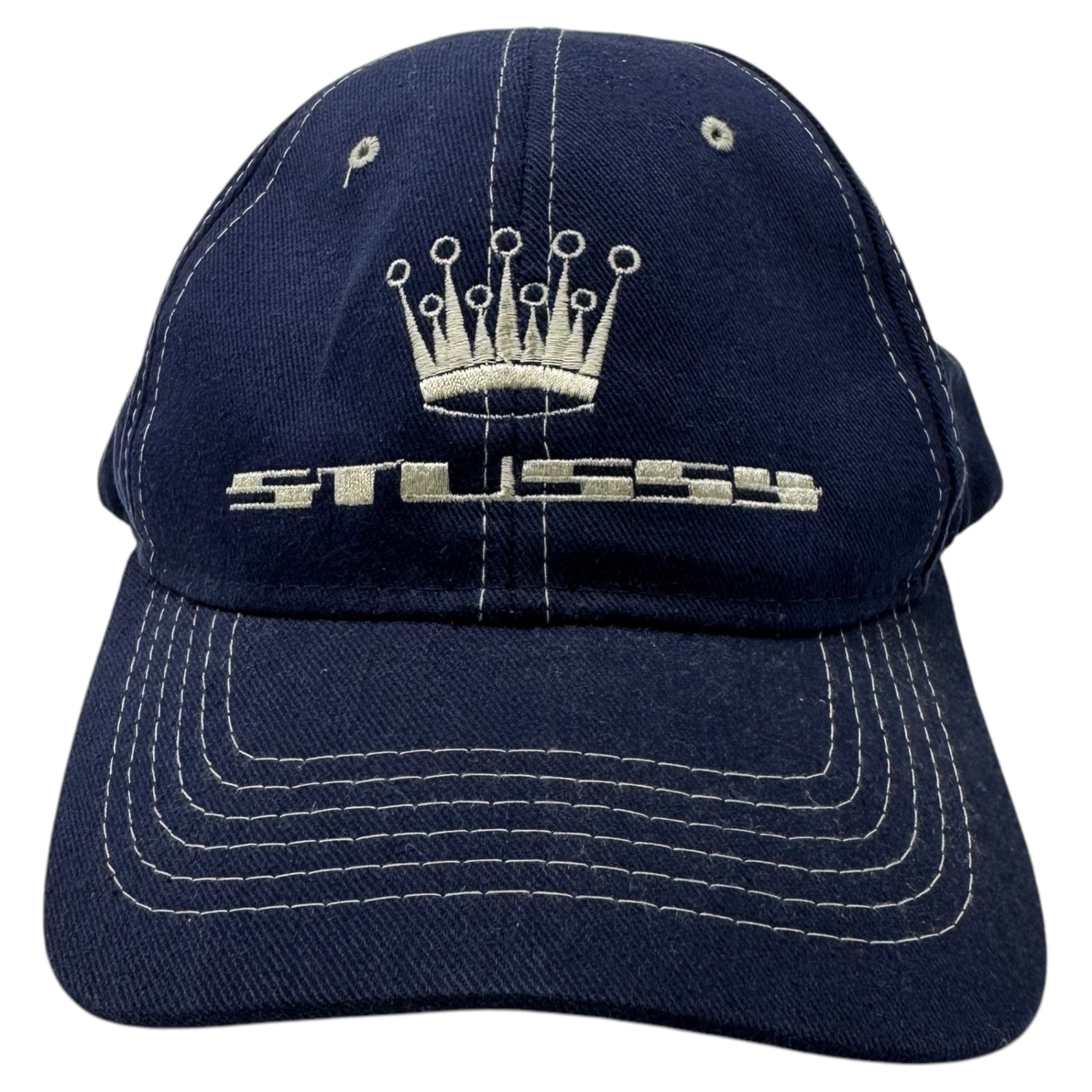 STUSSY(ステューシー) 90's Crown Logo Embroidery Snapback Cap