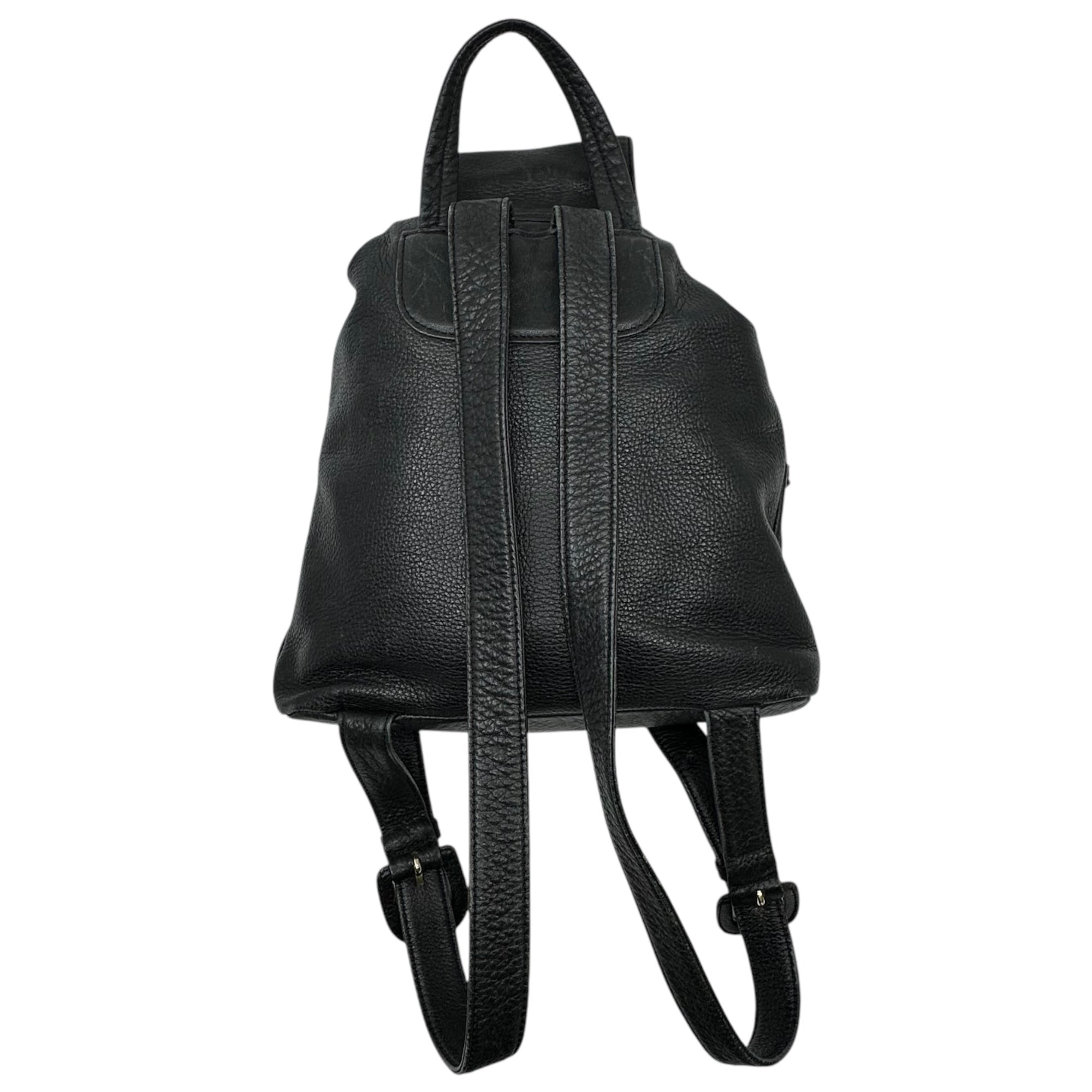 HIROFU(ヒロフ) H logo gold hardware leather mini backpack H ロゴ