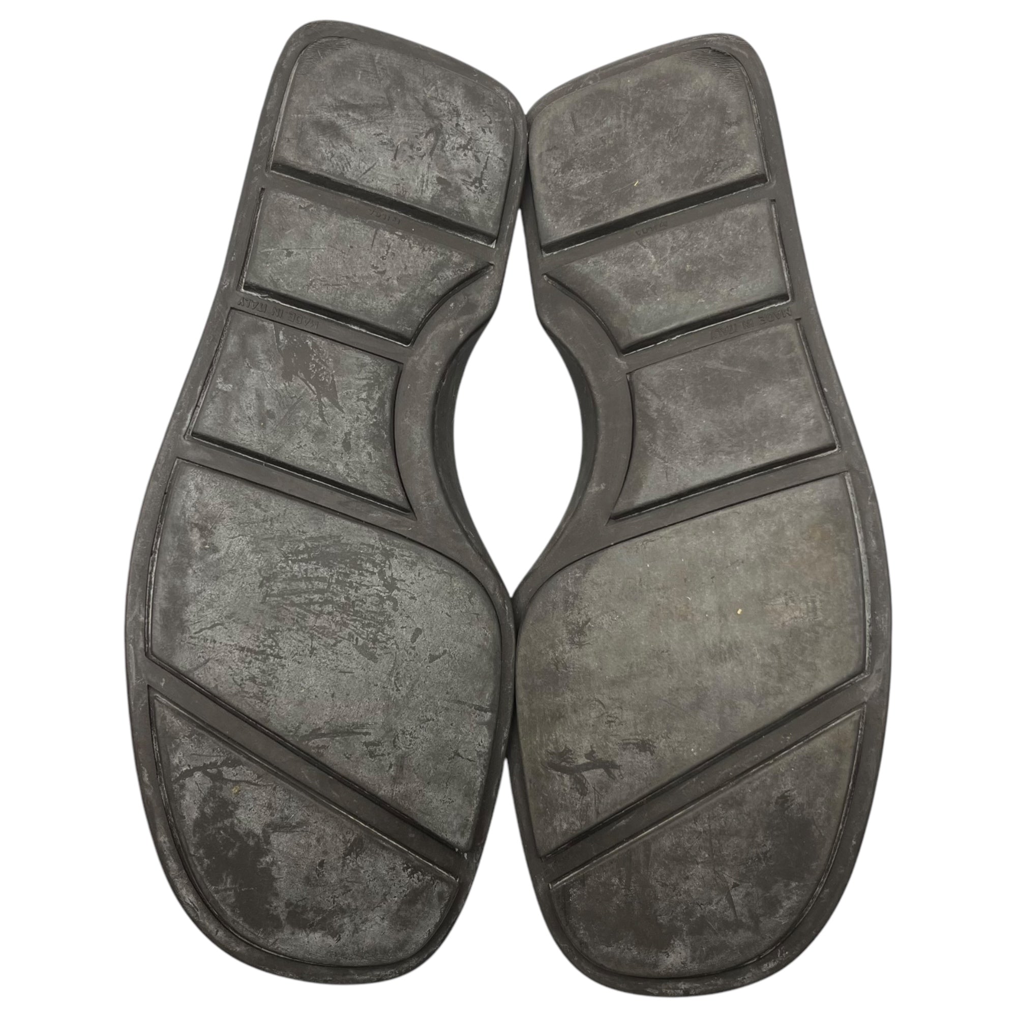 PRADA(プラダ) 00's Square toe platform leather loafers スクエア