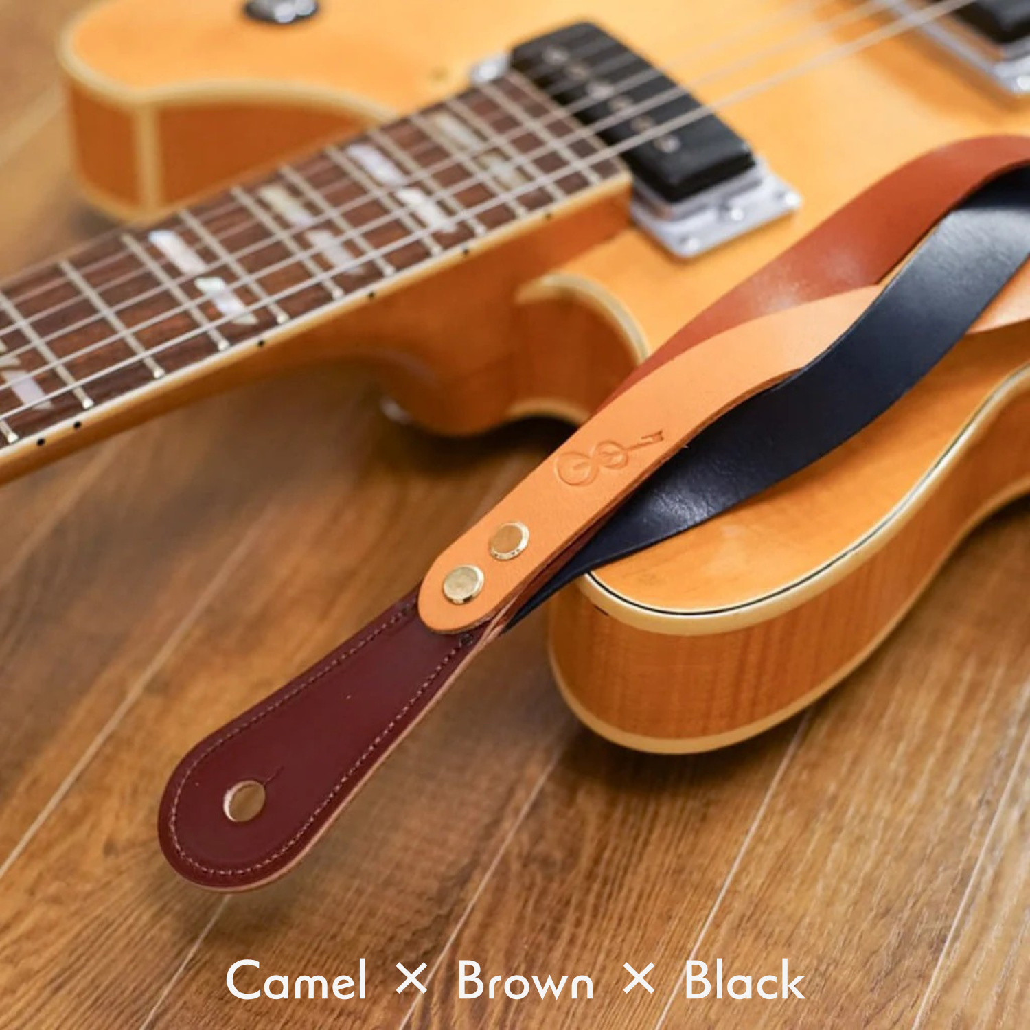 Triad トライアド｜程よい主張の三つ編みギターストラップ – 708works