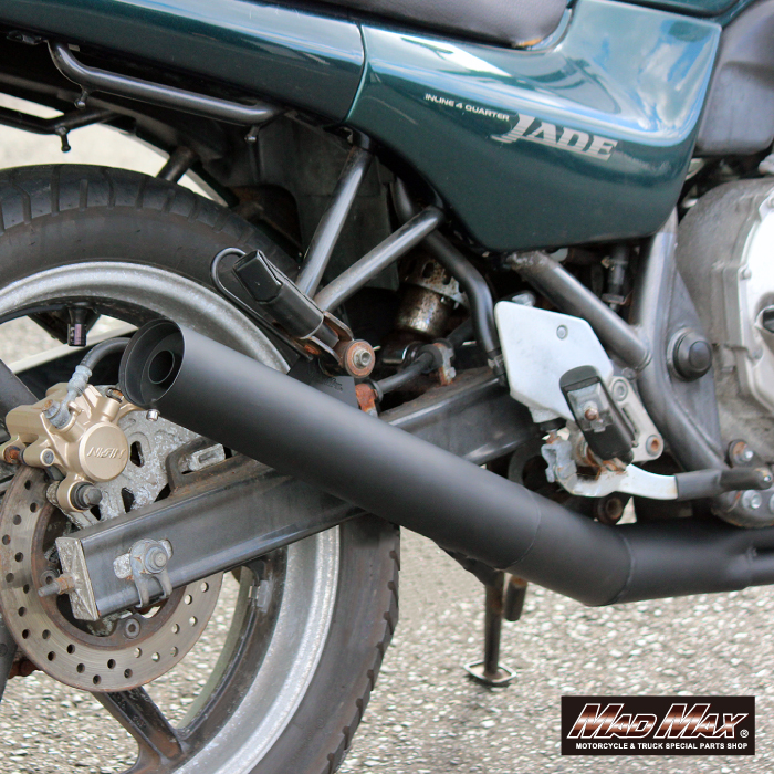 JADE250 ジェイド 4-2-1 マフラー ジェイド250 DJガニマタ管【豪】 黒