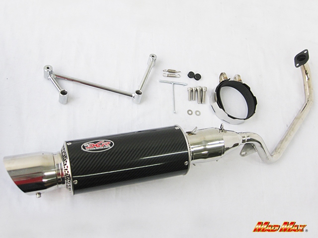 DCR製 PCX125(JF28) COOL管 カーボンマフラー [株式会社マッドマックス]