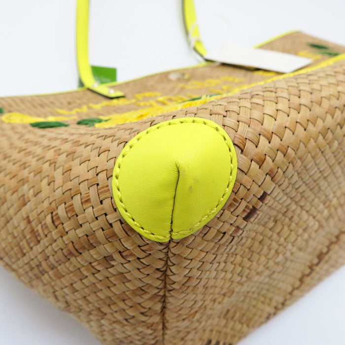 Kate Spade/ケイトスペード】 PXRU4741 カゴバッグ レモン柄刺繍