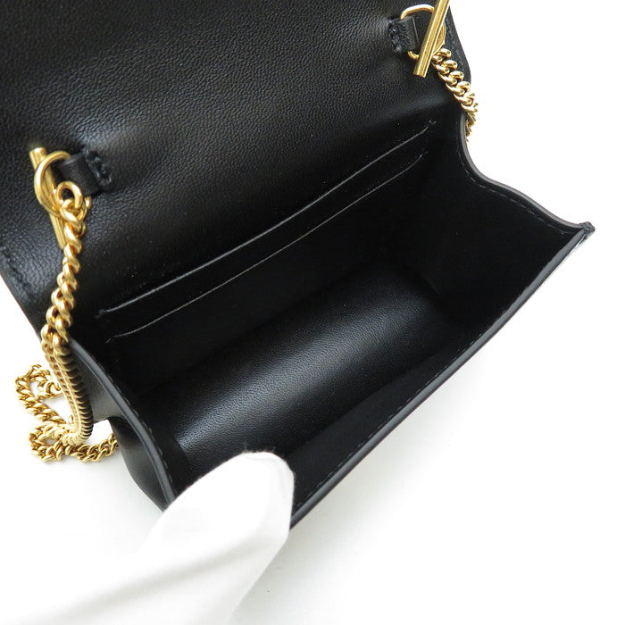 VERSACE/ヴェルサーチ】 チェーンミニバッグ ショルダーバッグ レザー