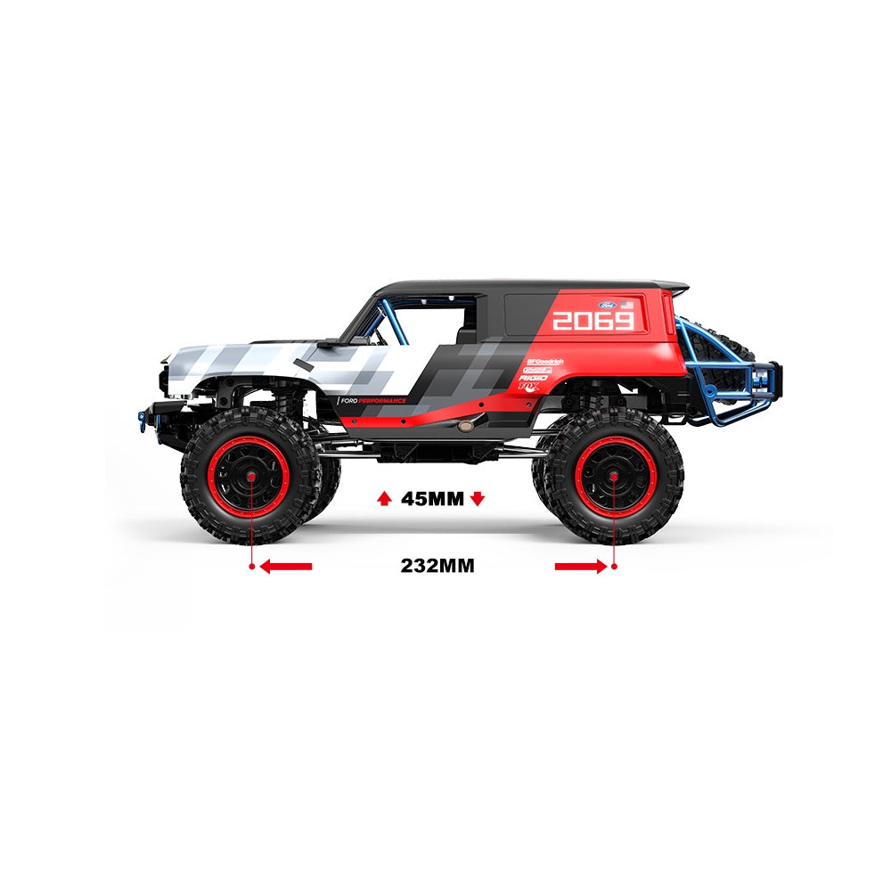 MJX Hyper Go H12P 1/12 RC Crawler - Licensed Ford Bronco Baja 1000