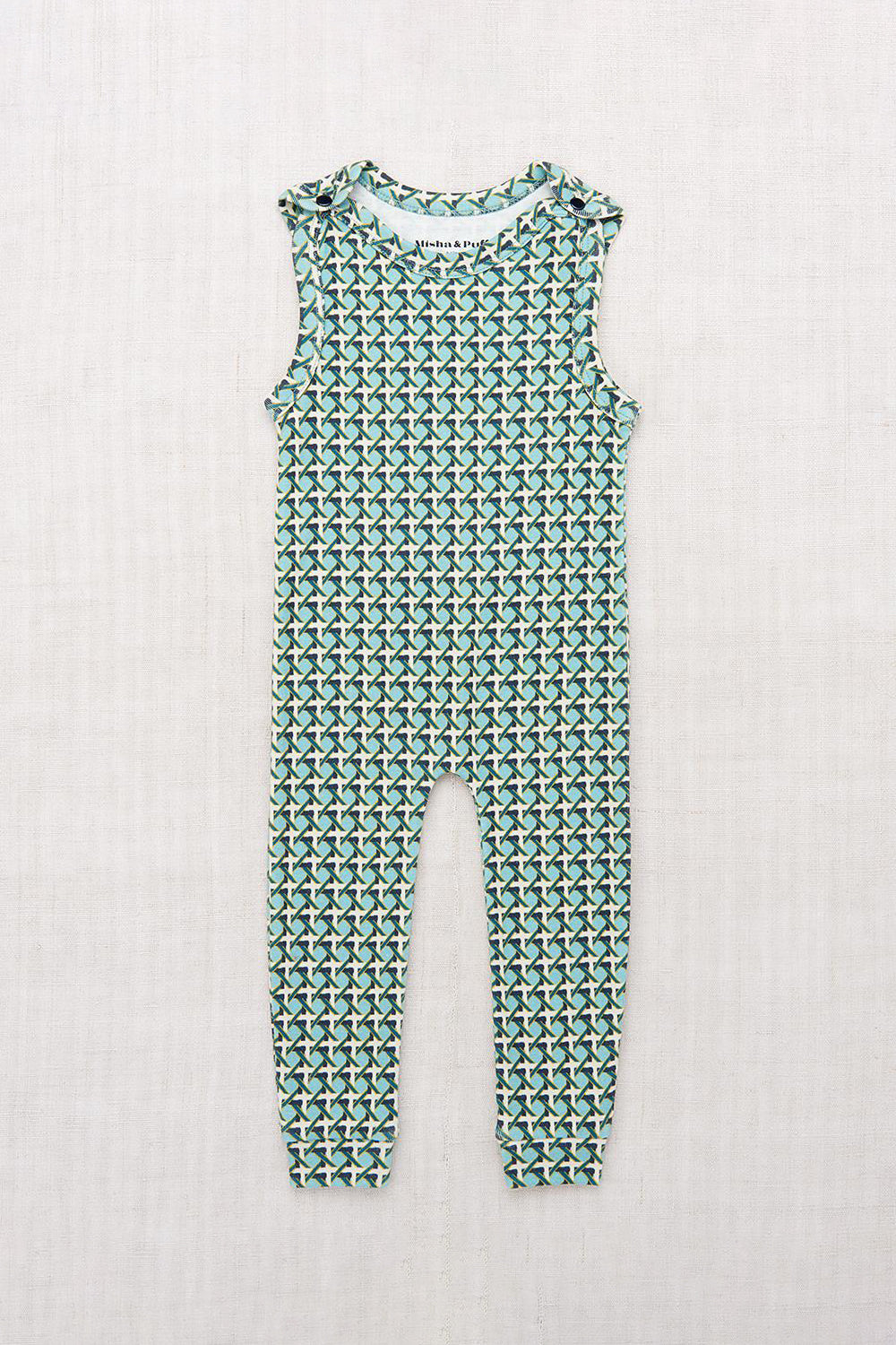 Baby Log Cabin Romper – Misha & Puff