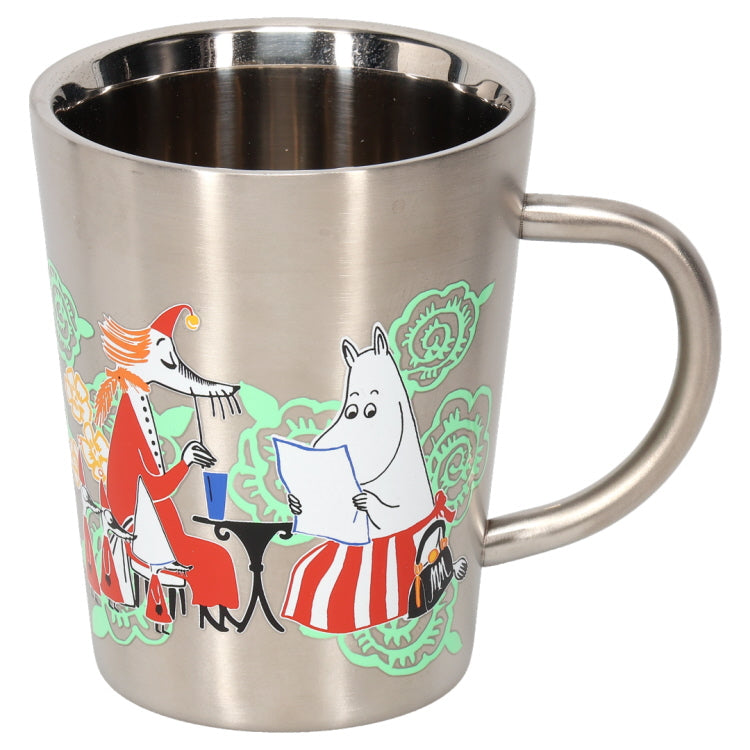 二重マグ（母の日/Time with Mamma/グリーン）MM9502-856 - MOOMIN SHOP