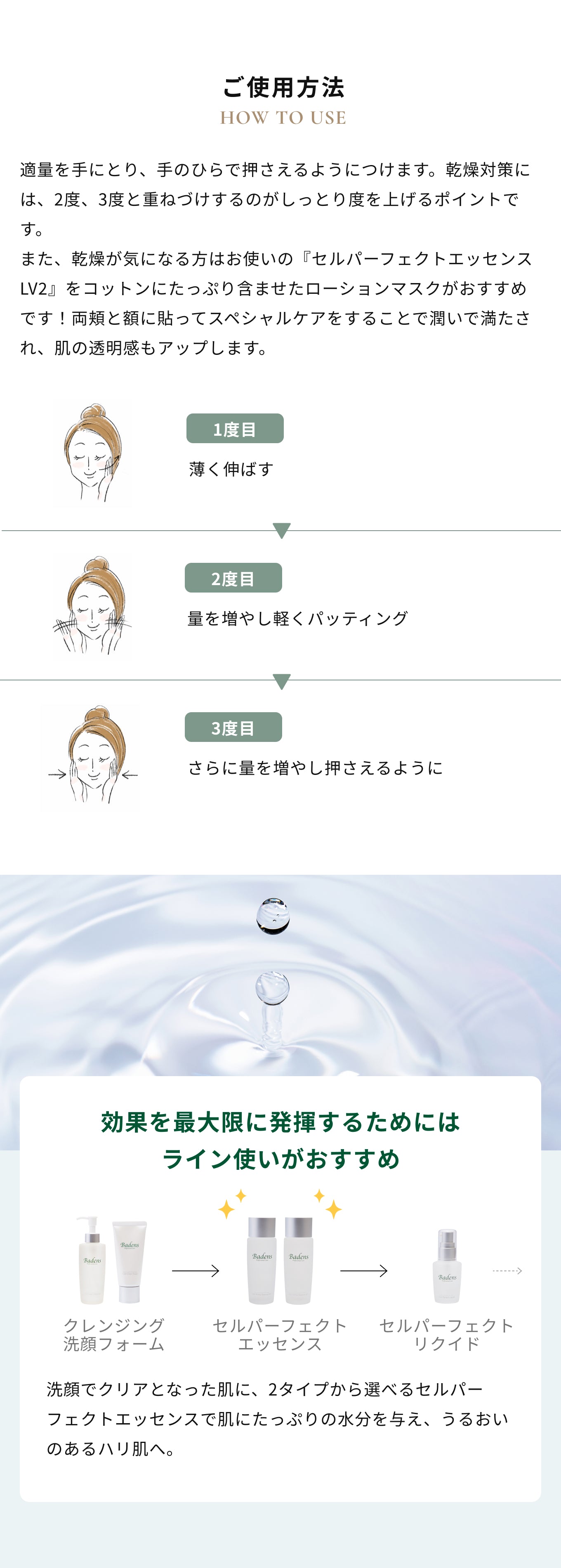 バーデンス セルパーフェクトエッセンス LV2 120ml – モア