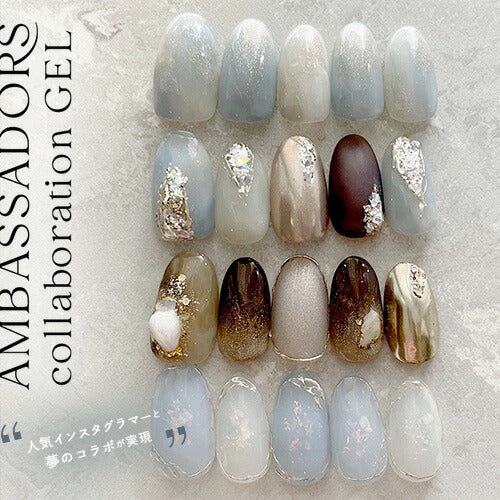 Bambie_nail×ネイル工房】 アンバサダーコラボ企画 5本セット ジェル