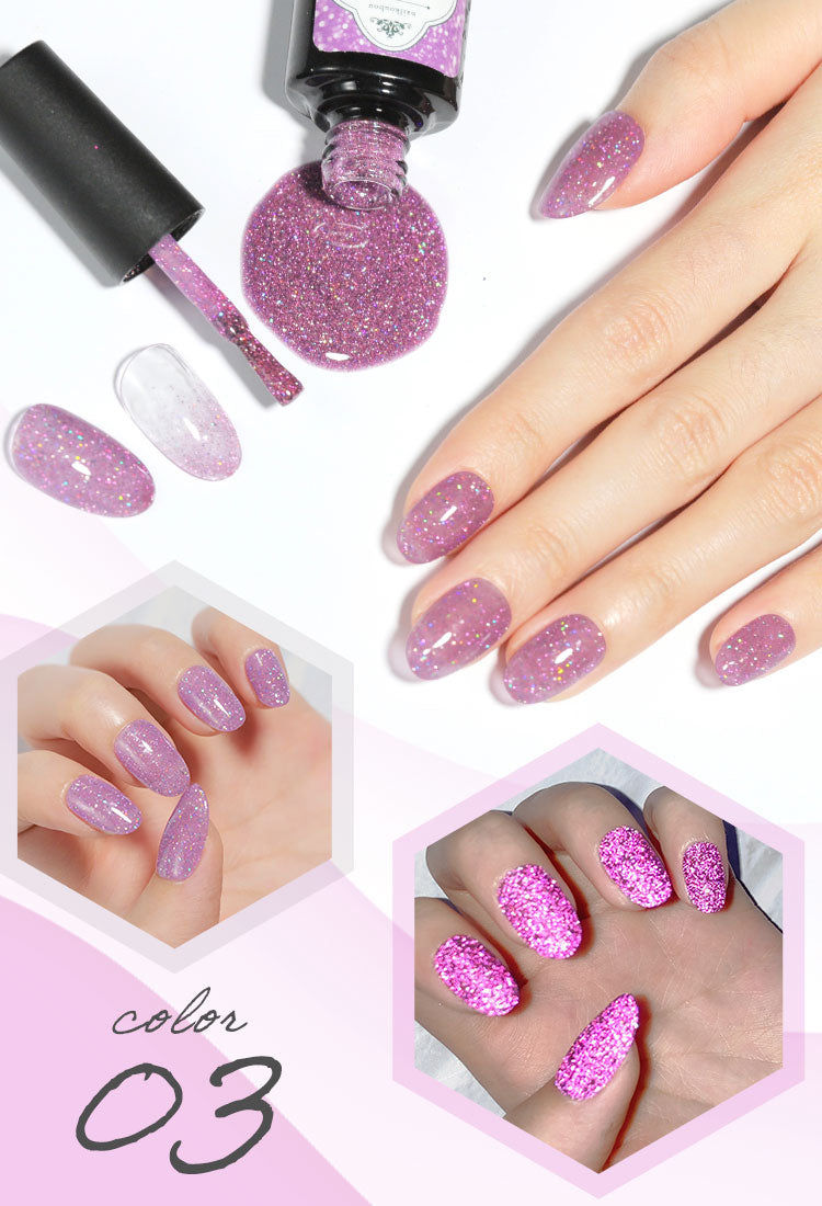 フラッシュジェル 『 ぎらぎら 』 高発色のクリアカラーにフラッシュ