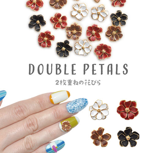 ネイルパーツ 2個入 立体 フラワー パーツ ネイル 花 ジェルネイル