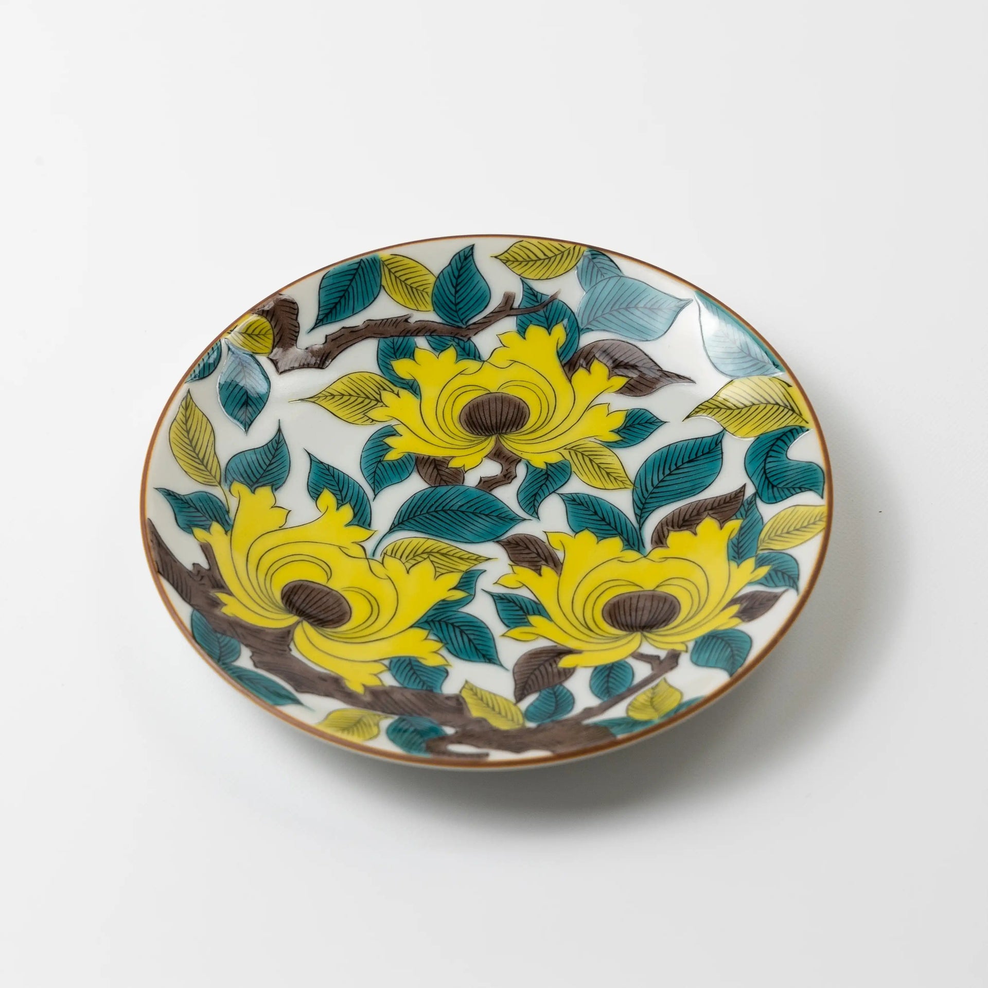 九谷焼 豆皿 古九谷色絵牡丹文 – 漆陶舗あらき 輪島塗 九谷焼 山中塗