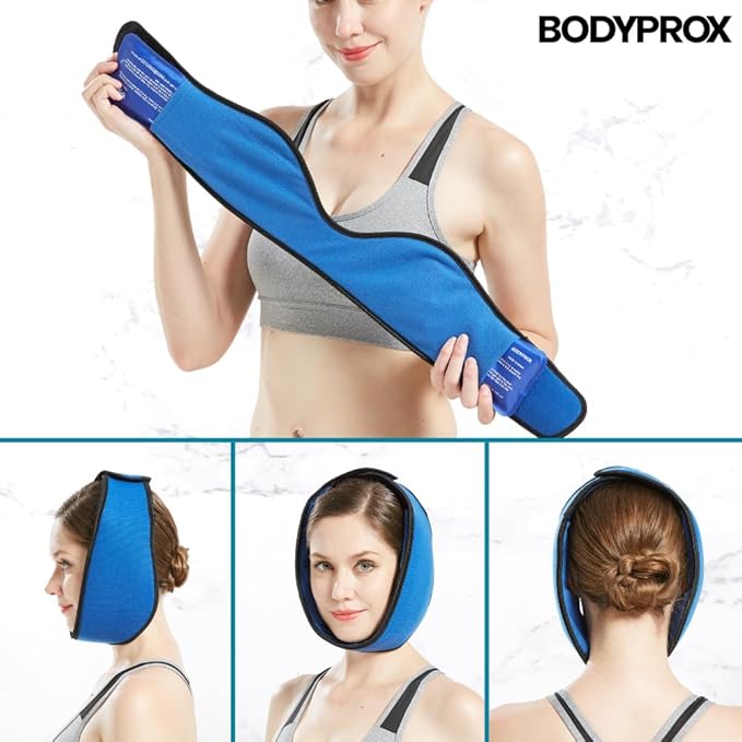 Bodyprox Face Ice Pack Wrap | Hot/Cold Jaw & Chin Support – Neaman