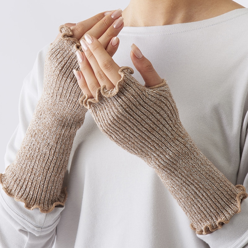 newmine コスメティックスアームウォーマー(（丈）約25×（幅）約6cm