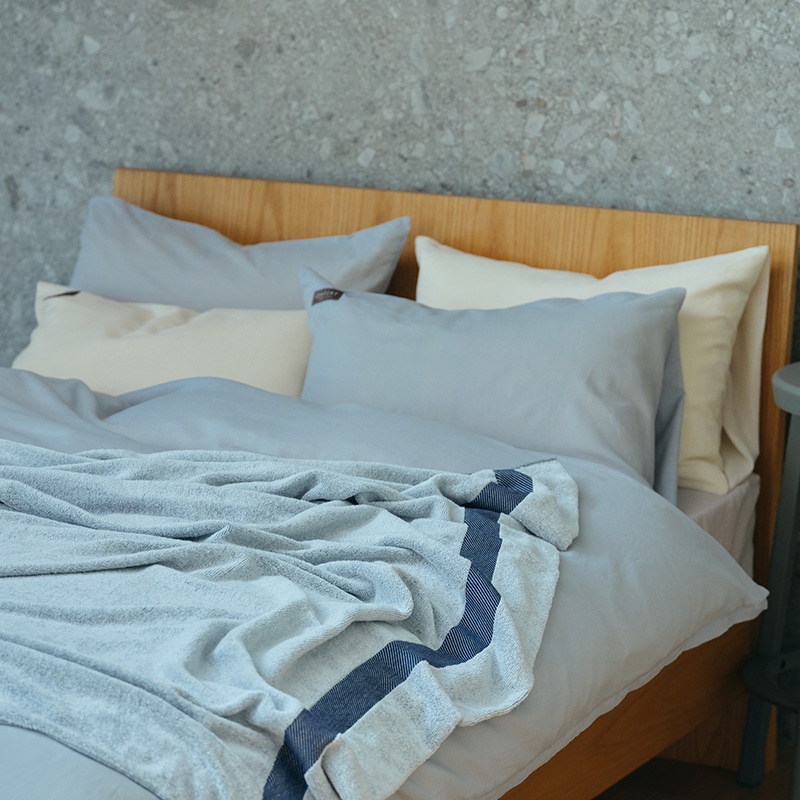 イトリエ 掛けふとんカバー（和紙混） （シングルロング）150×210cm