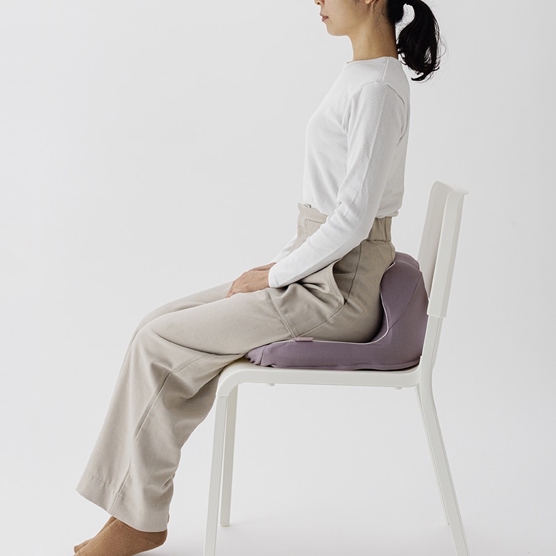 Keeps クッション for beauty smart(約幅40×長さ38×高さ21 ㎝ グレー