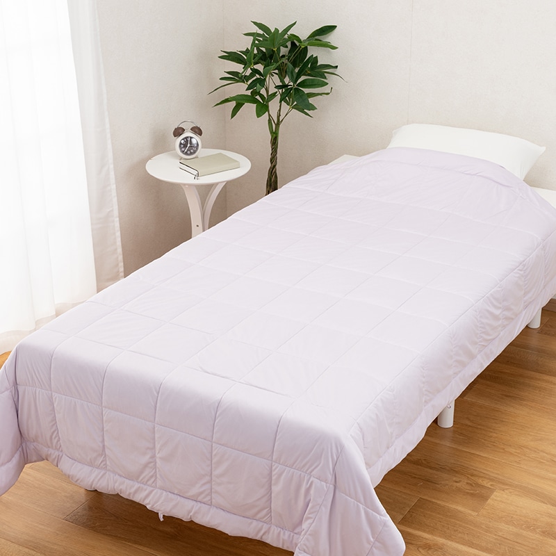 SEVENDAYS 洗える合繊肌掛けふとん（とろふわタッチ）(（シングル