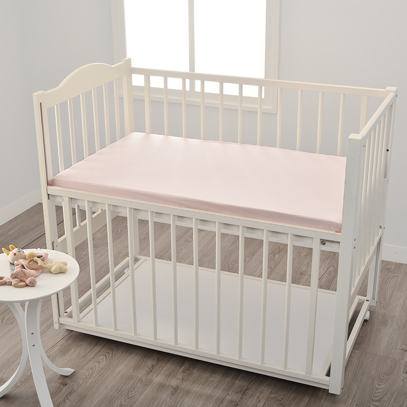 ベビー固わた敷きふとん用シーツ （ベビーサイズ）70×120cm用 ピンク