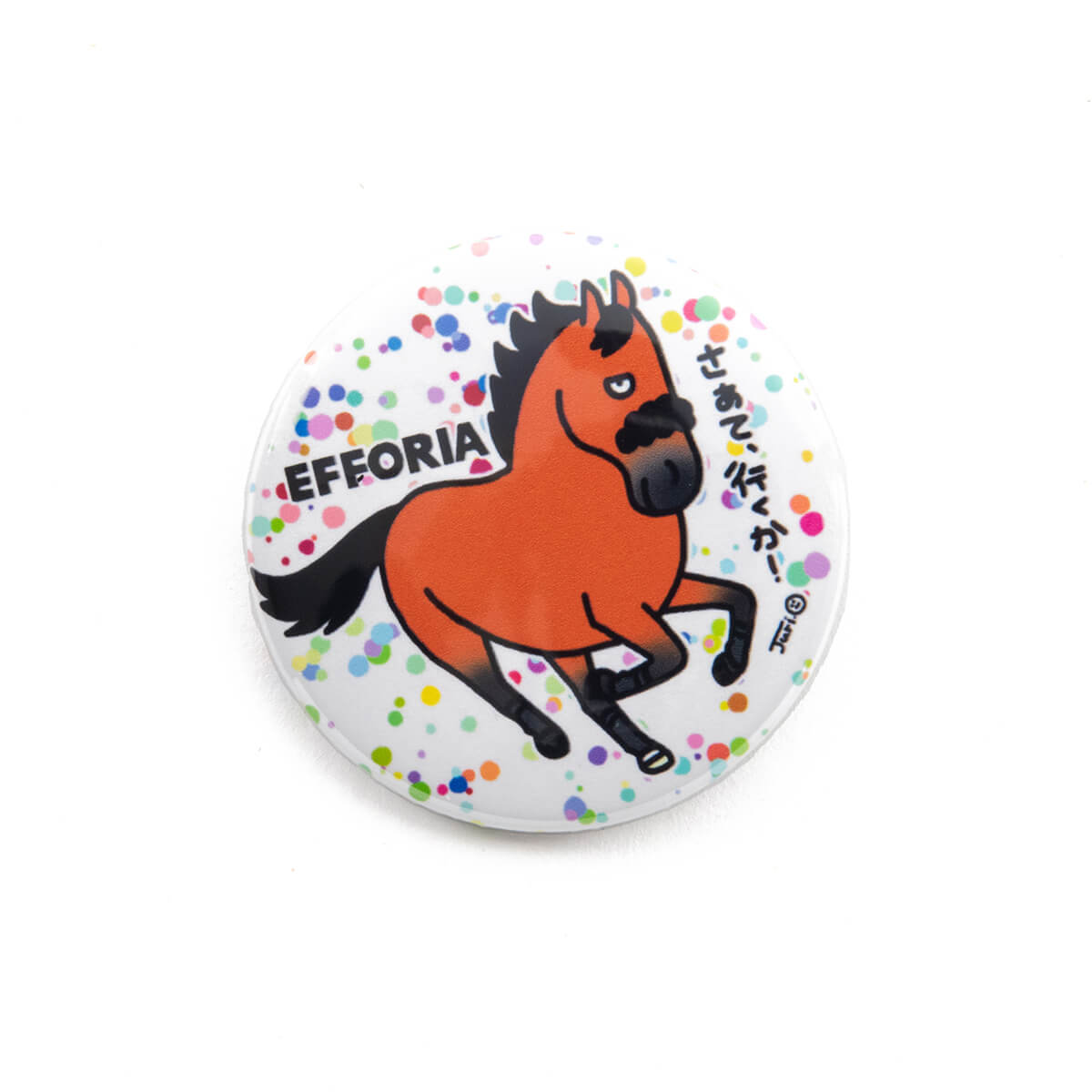 缶バッジ エフフォーリア - 競馬グッズの通販サイト ノーザンホース