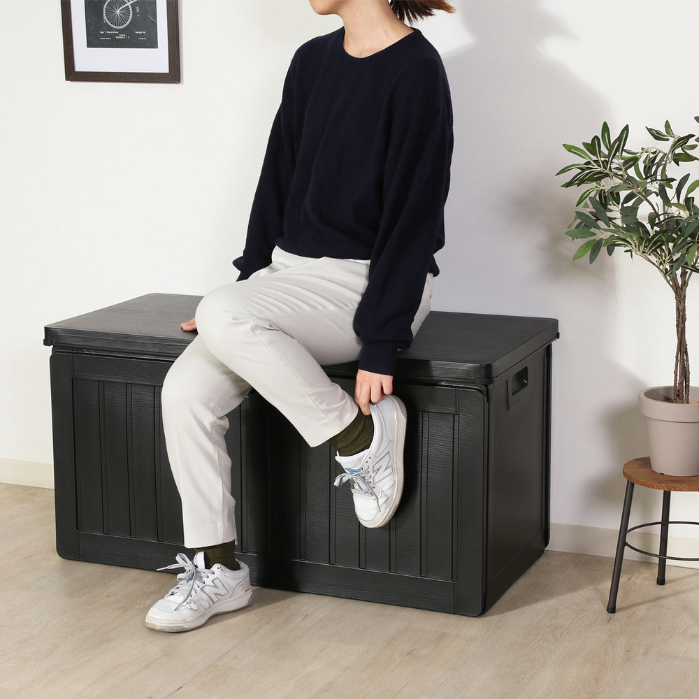 置き配対策 宅配ボックス 屋外収納 防水素材 鍵穴つき 収納ベンチ