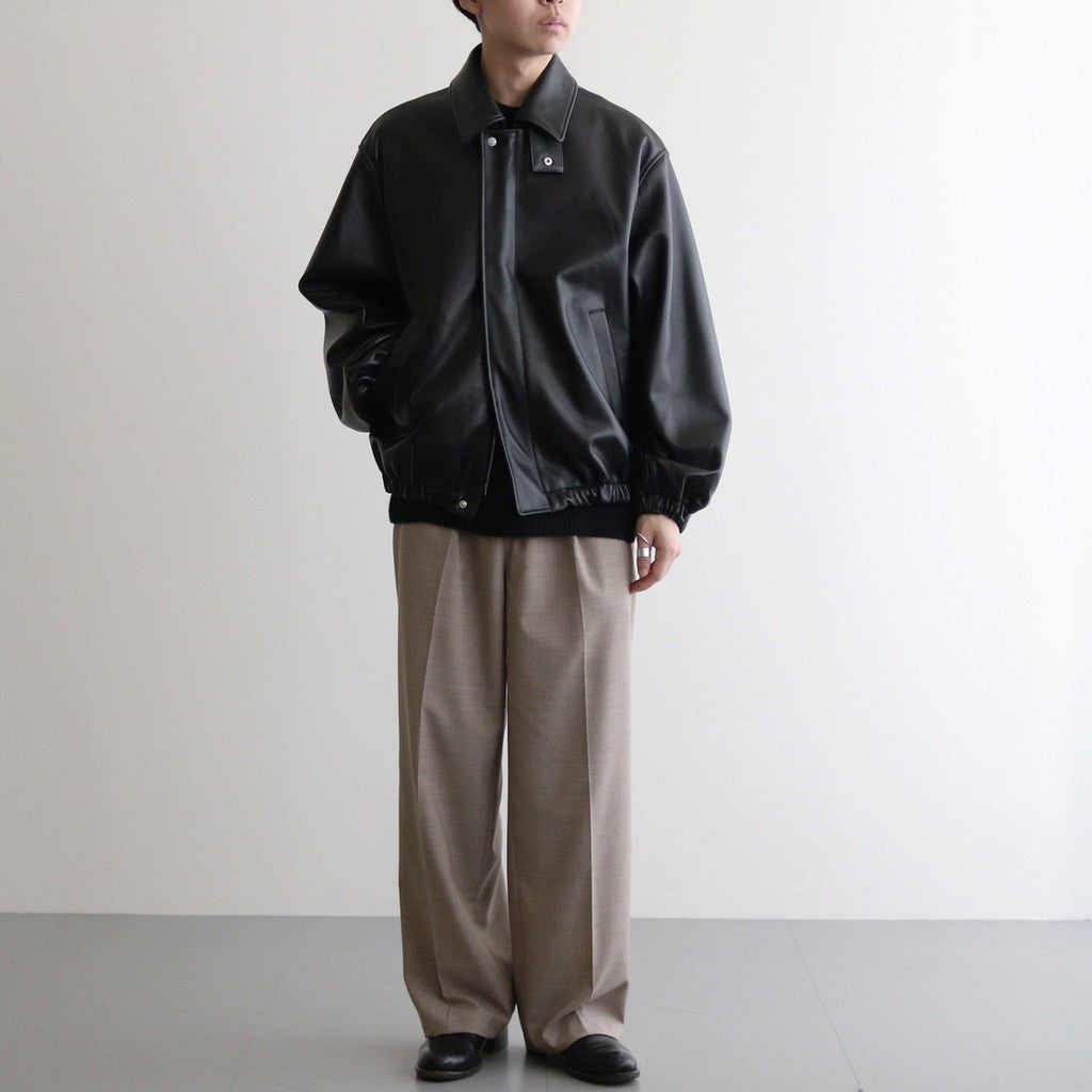 LEATHER ZIP SHORT JACKET #BLACK [ST.1061] – ciacura