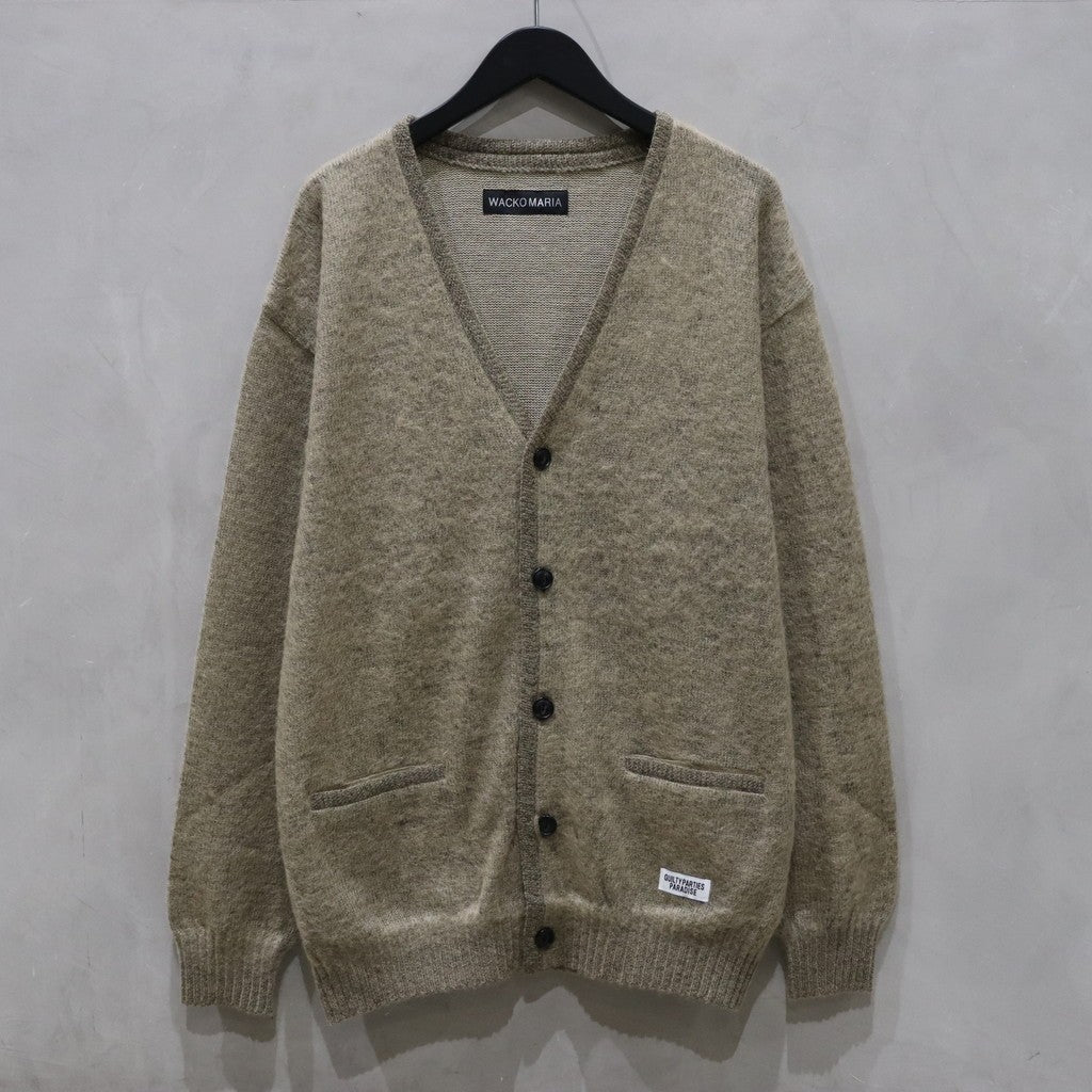 MOHAIR CARDIGAN ( TYPE-1 ) #BEIGE [24FW-WMK-KN25]_WACKO MARIA
