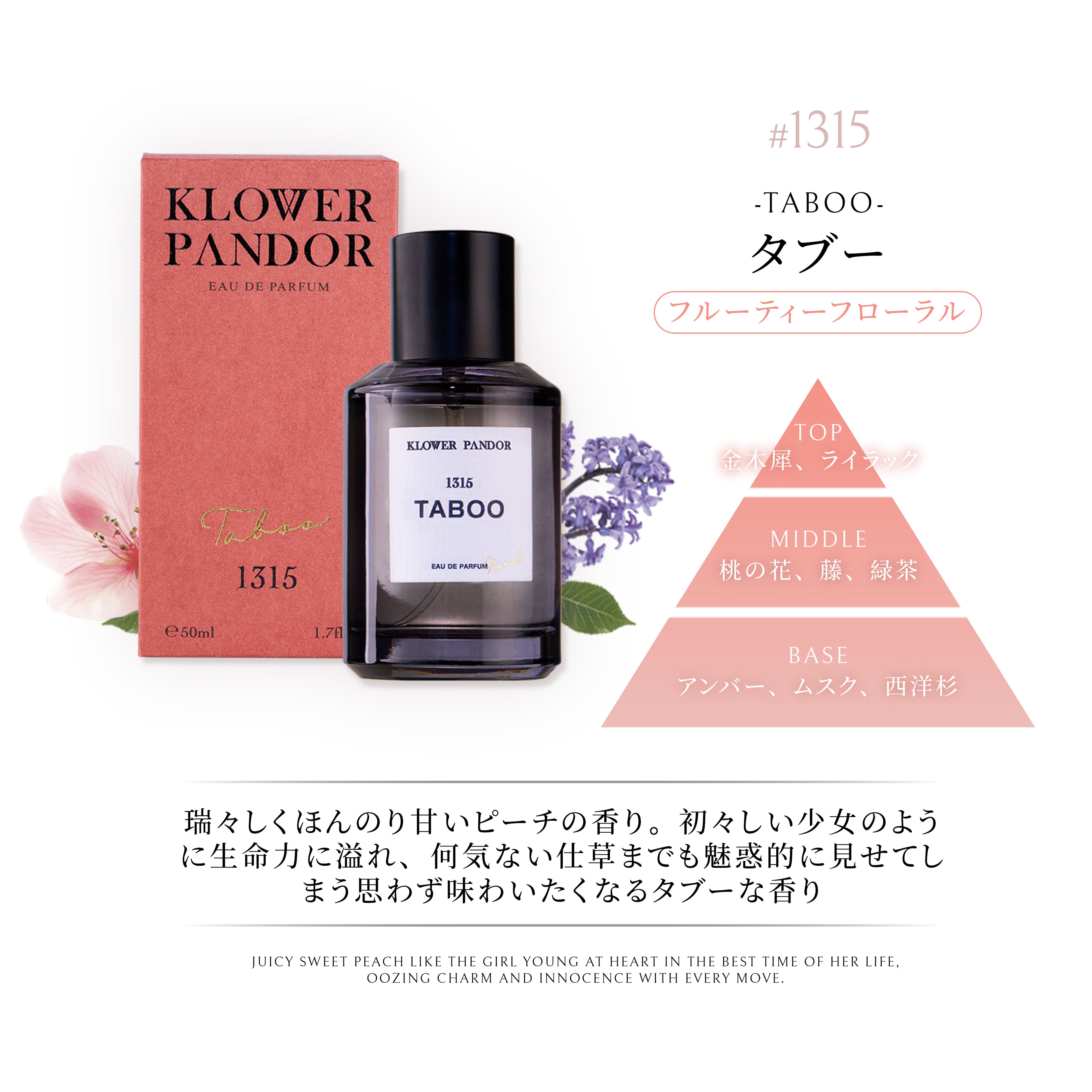 台湾発フレグランスブランドKLOWER PANDOR クロワーパンド