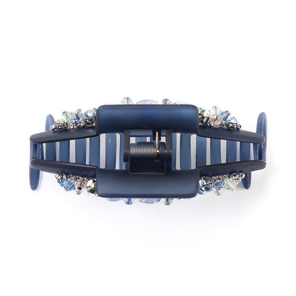 ラインドストーン バンスクリップ(サファイア) | バンスクリップ