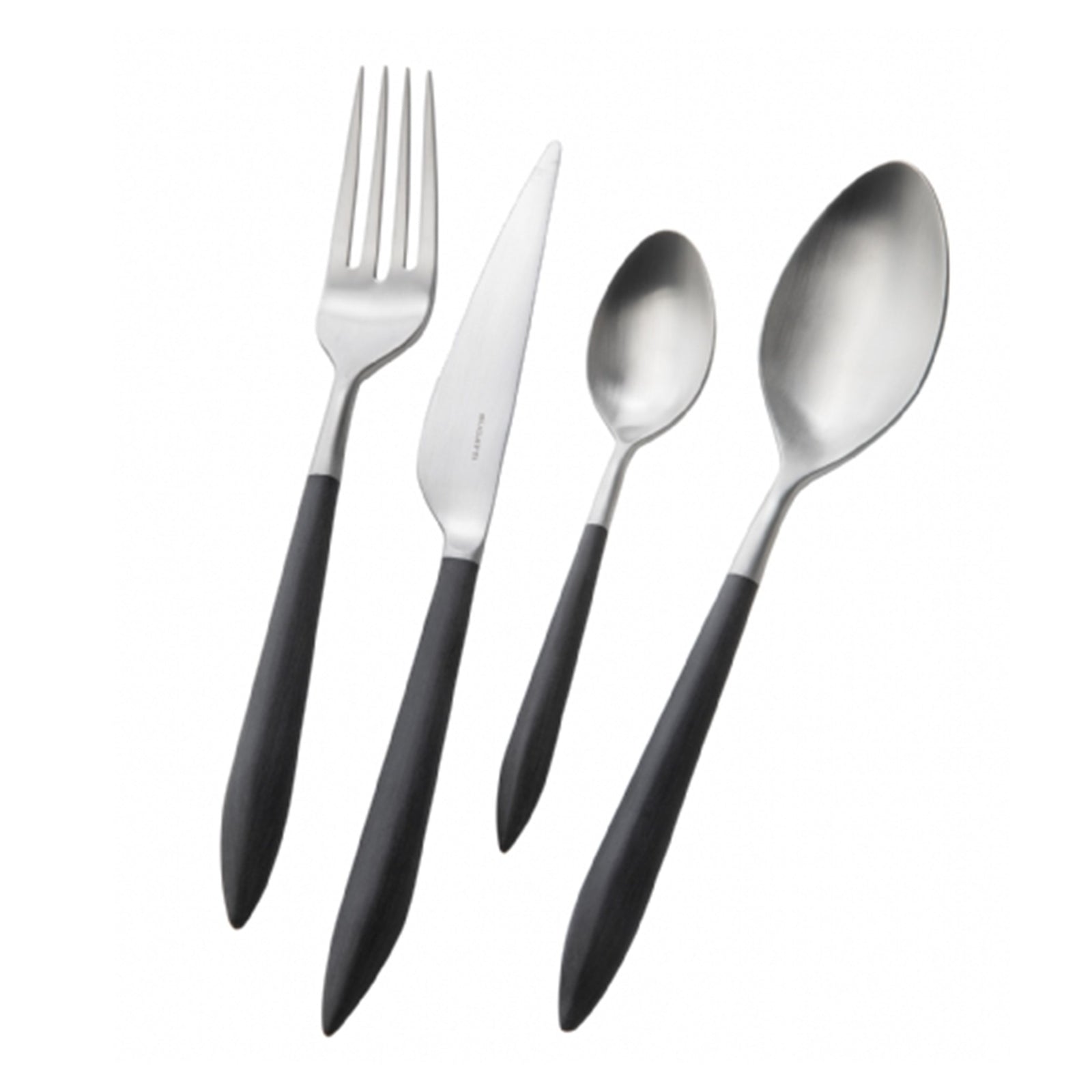 BUGATTI ブガッティ カトラリーセット 10本 ホワイト＆ブラック アレス フルアイテムペアセット ブラック＆アイボリー カトラリー