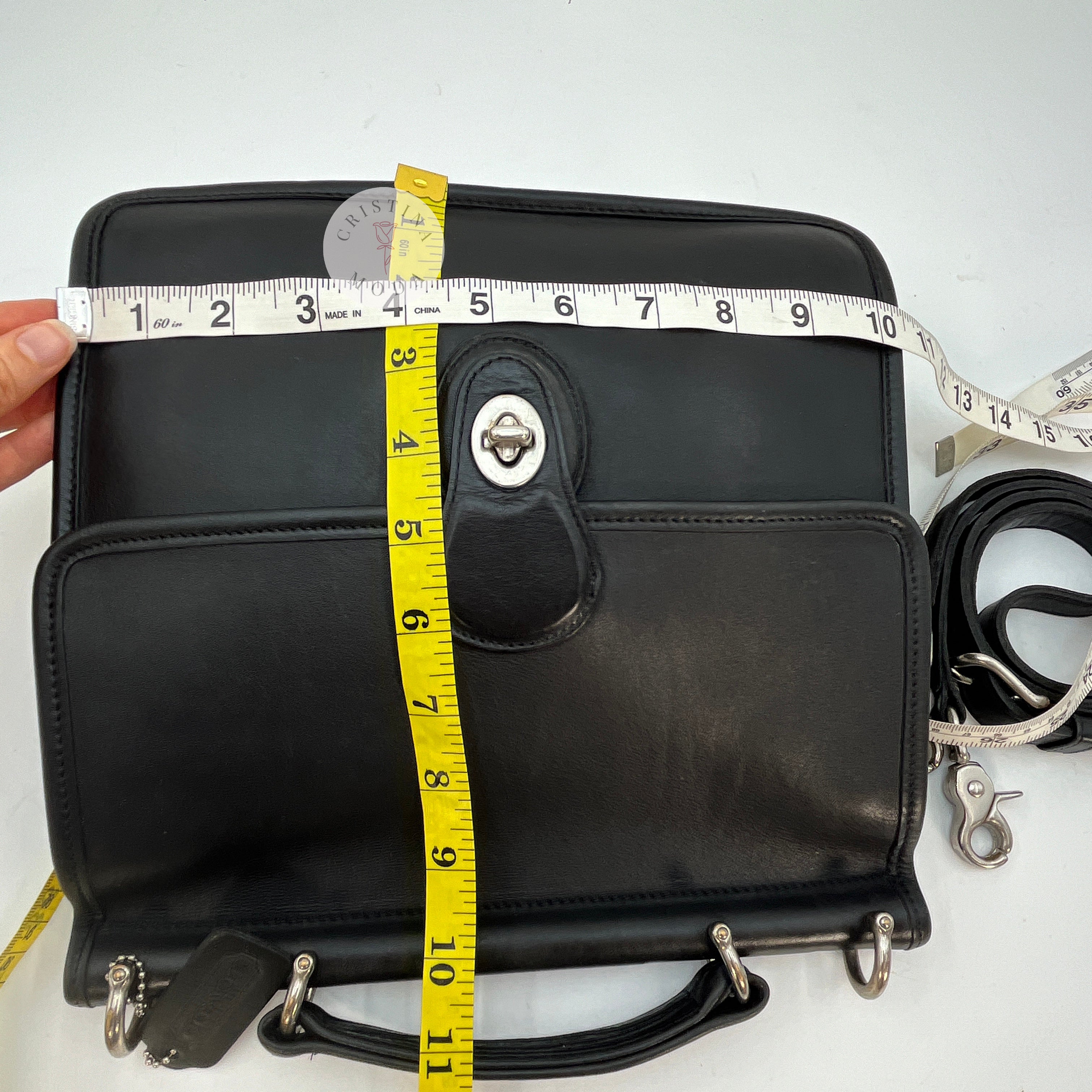 Vintage Coach Willis Bag 9927 Black Nickel Hardware Costa Rica