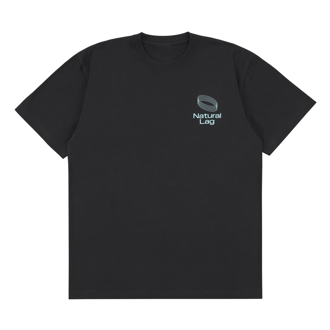 Tシャツ-ブラック【Natural Lag Premium Acoustic Live Tour 2025