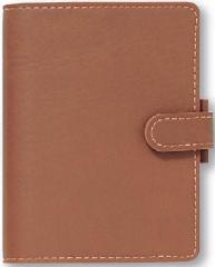 フリーシステム手帳(6穴ミニ) ハンセン ブラウン K7001 | 2026年版手帳