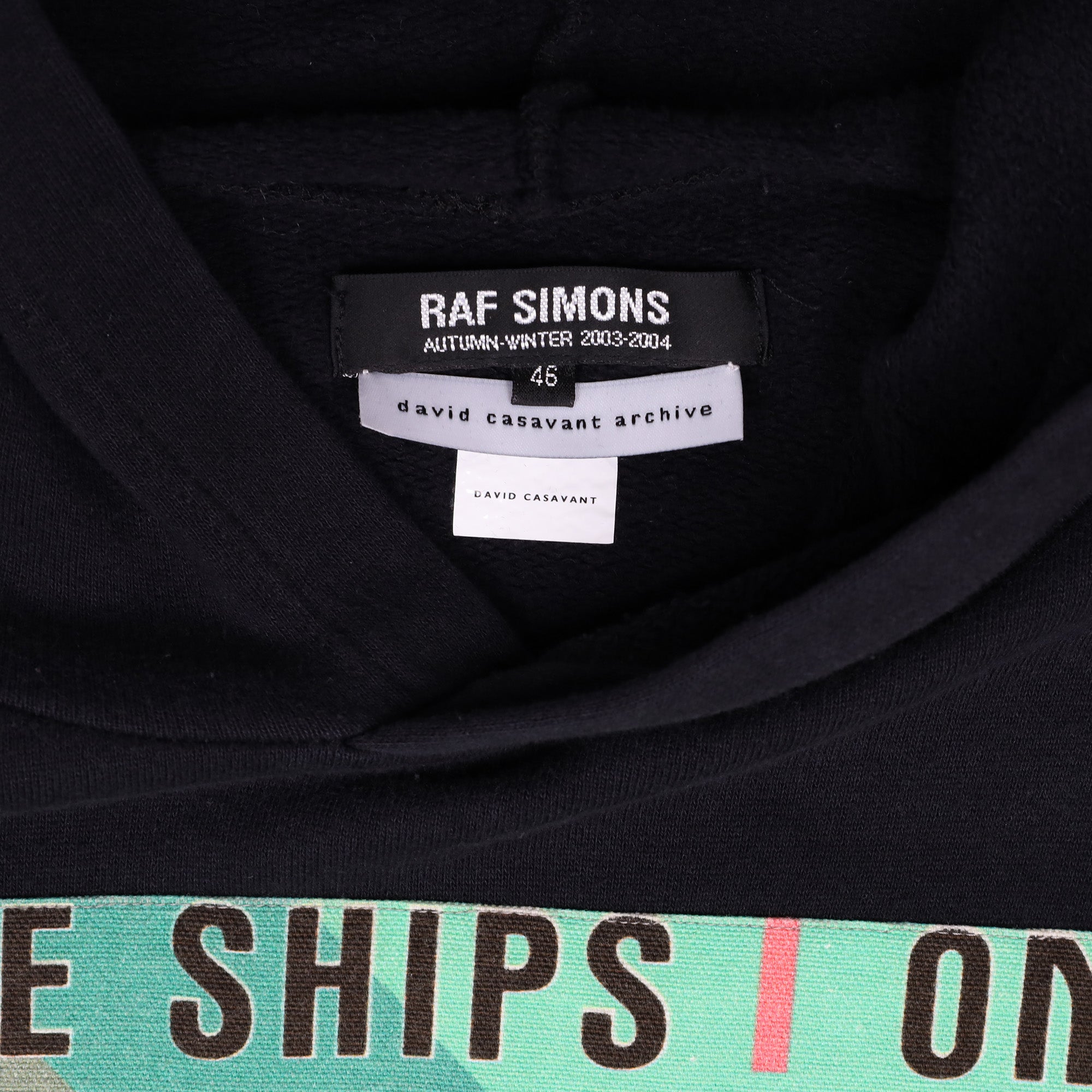 Raf Simons Autumn / Winter 2003 “Dazzle ships” Hoodie – david