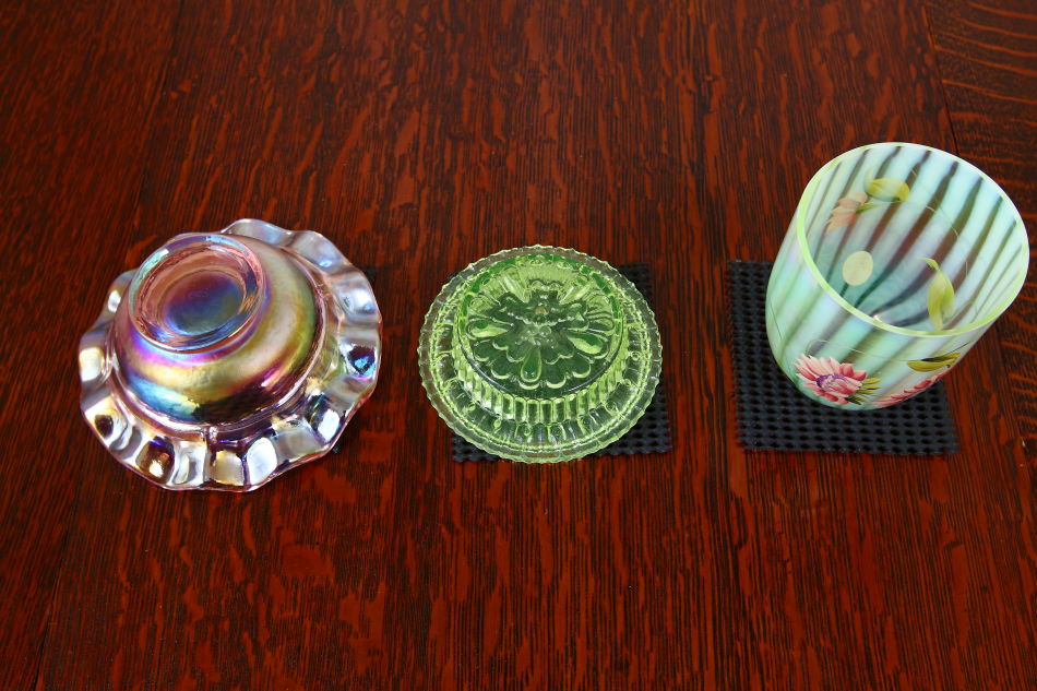 Fentonフェントン ヴァセリン/オパールセントガラス フェアリーランプ