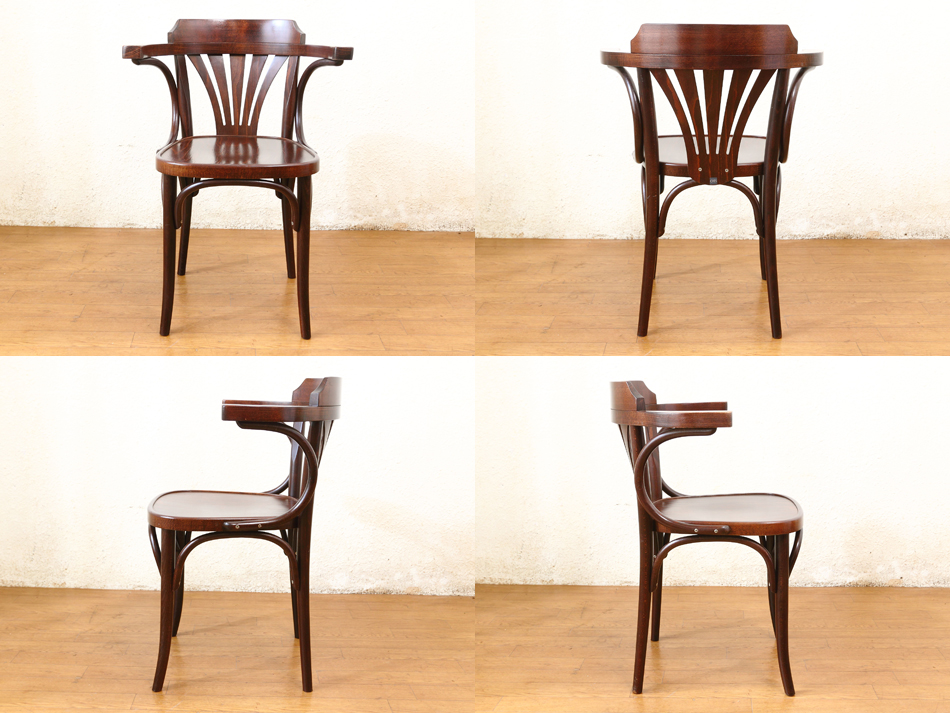 ベントウッドアームチェア｜アンティーク家具・照明の専門店｜デニム