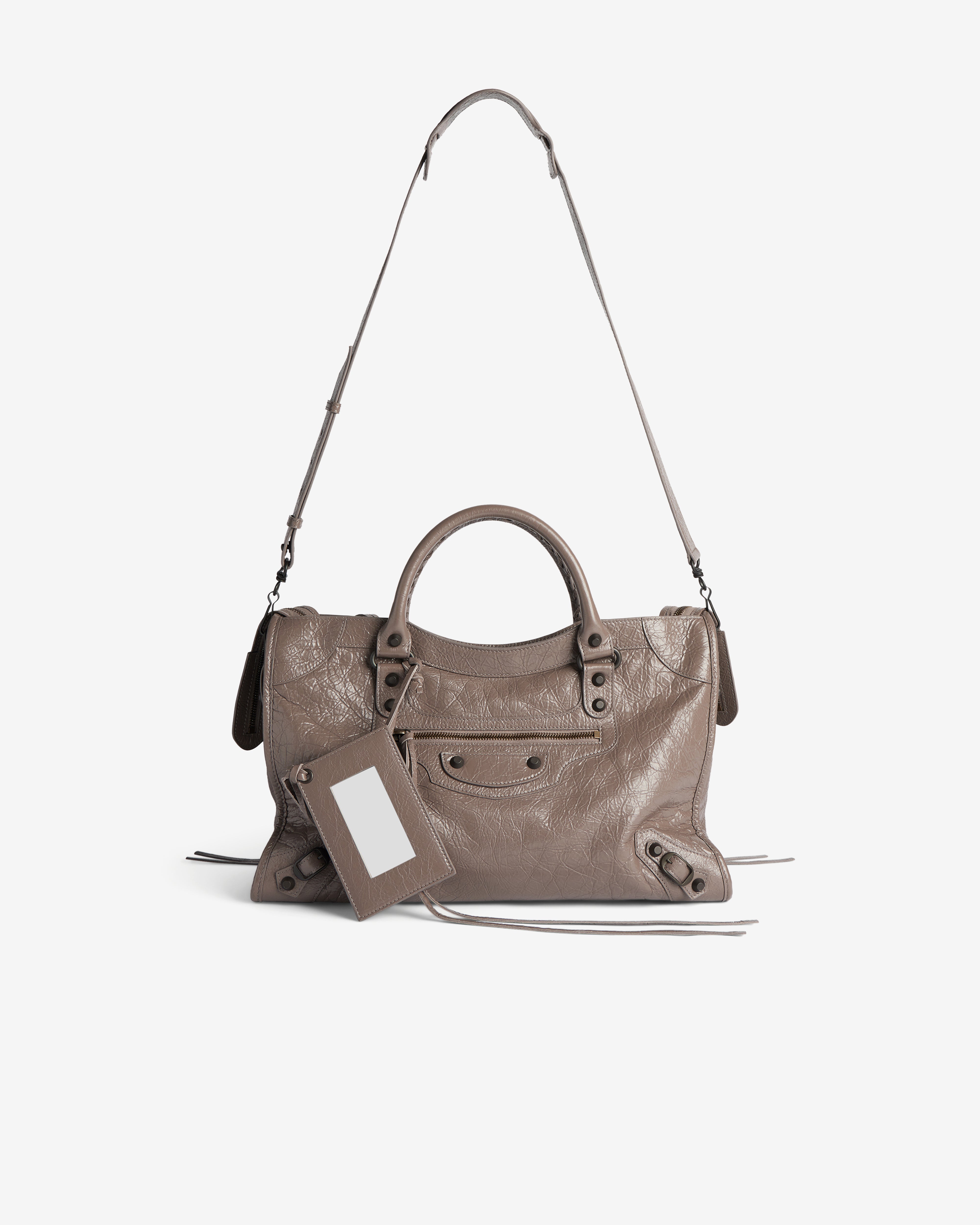 Balenciaga : Women's Le City Bag Medium (Dark Noix) | DSML E-SHOP