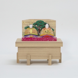 奈良一刀彫 神泉作 段飾雛 中 - 福屋オンラインストア