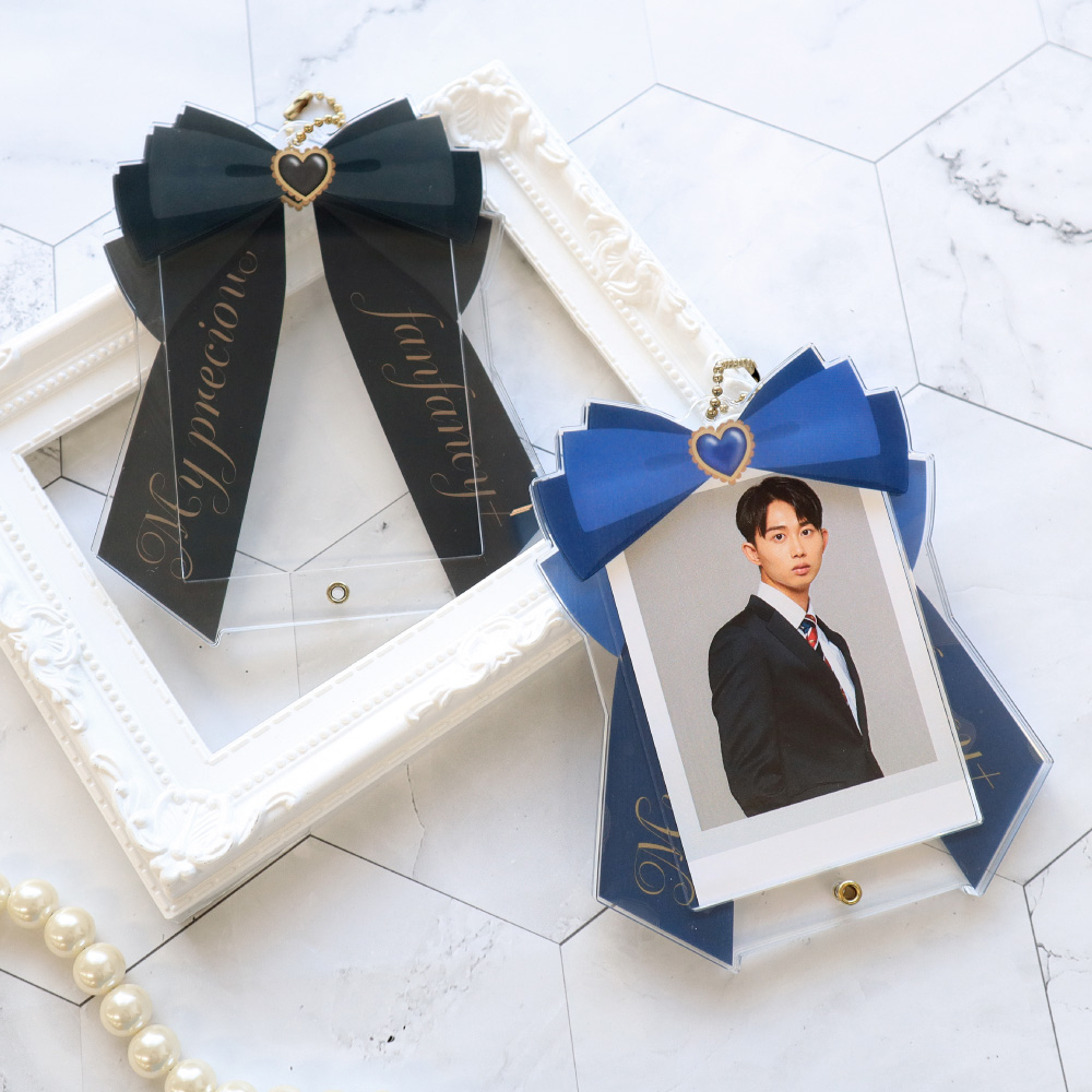 apicolle フォトカードアクリルフレーム リボン