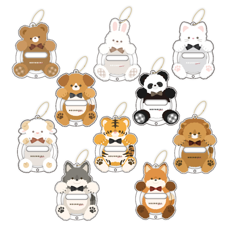 缶バッジアクリルフレーム アニマル くま| FUKUYA ONLINE フクヤオンライン