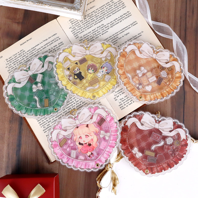 クラシックチェックハートアクリルフレーム グリーン| FUKUYA ONLINE