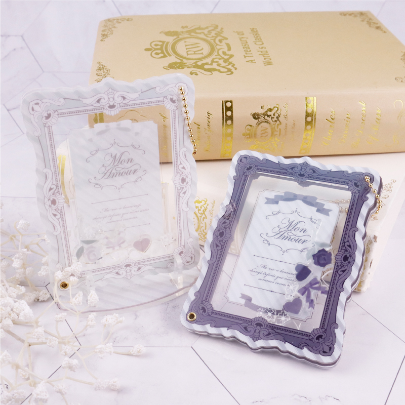 クラシックアクリルフレーム カードサイズ ホワイト| FUKUYA ONLINE