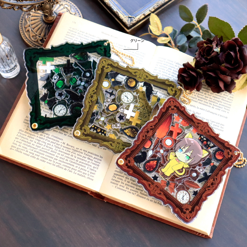 ゴシックアクリルフレーム コースターサイズ グリーン| FUKUYA ONLINE